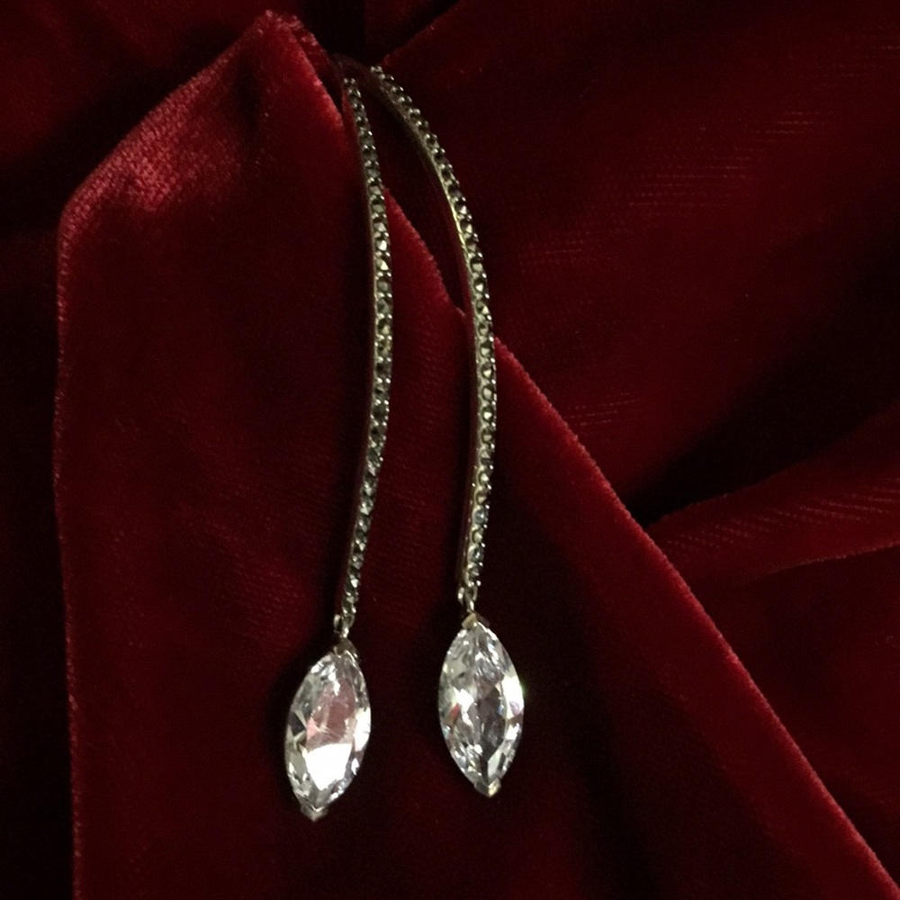 💥Judith Jack💥Marcasite & Swarovski Earrings